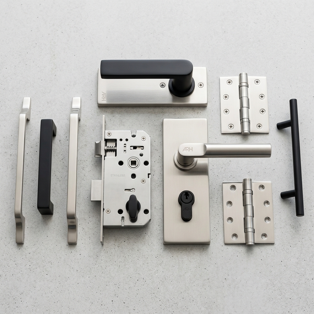Door locks and hinges